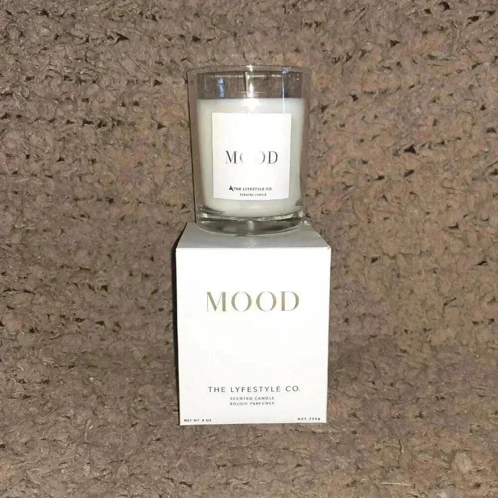 LYFESTYLE CO-Mood Candle-8oz Full Size-Perfume Scented-NEW IN BOX